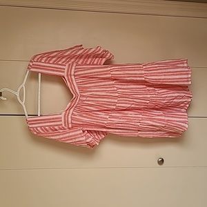 Terra&Sky pink and white blouse